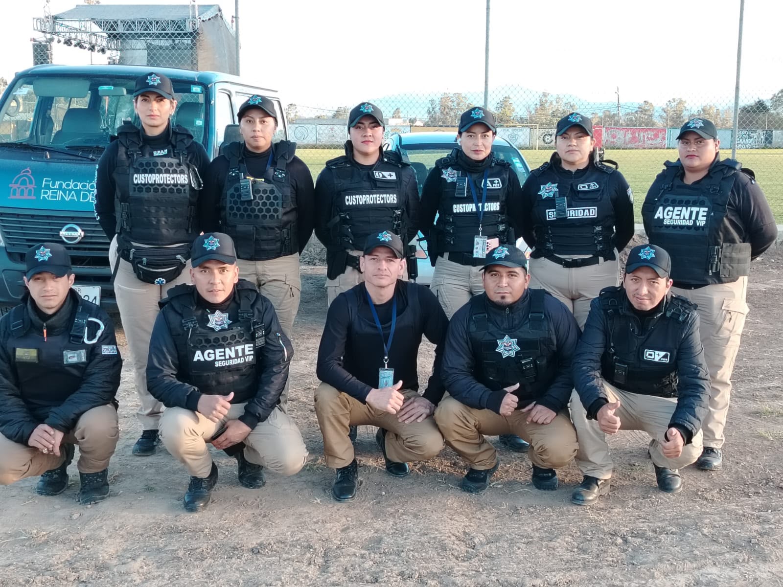 Equipo de guardias de Custoprotectors Cia. Ltda